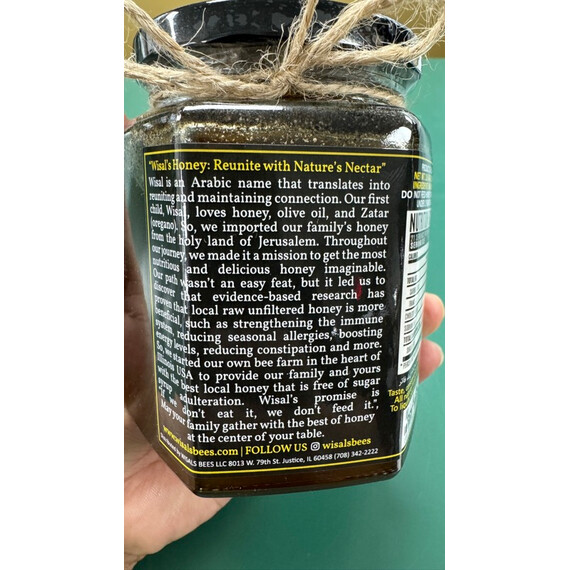 PURE LOCAL RAW HONEY WITH BLACK SEED