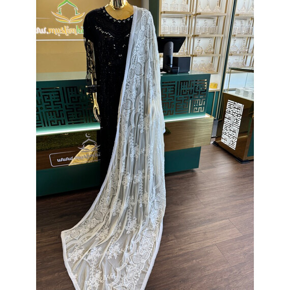 DUPATTA CHIFFON CRINKLE EMBROIDERED