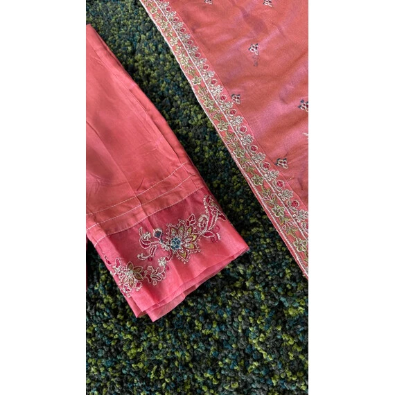 FANCY KHADDAR 3 PIECE SUIT