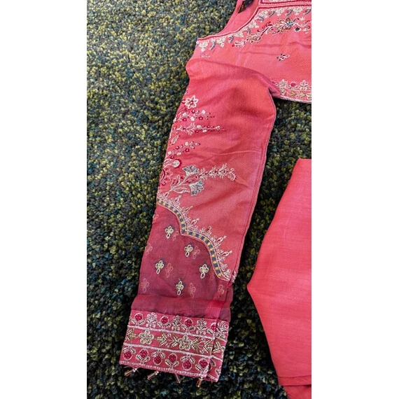 FANCY KHADDAR 3 PIECE SUIT
