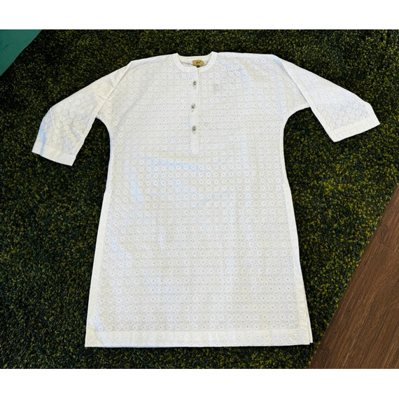 WHITE KURTI