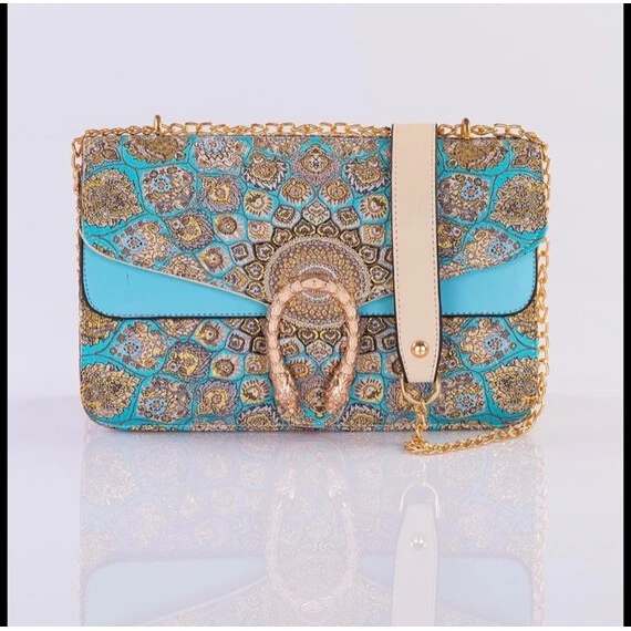 TURKISH AUTHENTIC WOVEN SHOULDER BAG