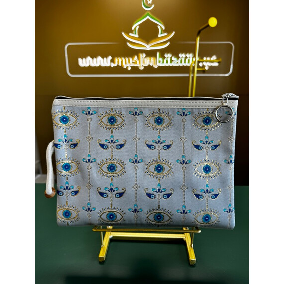 TURKISH EVIL EYE LARGE POUCH