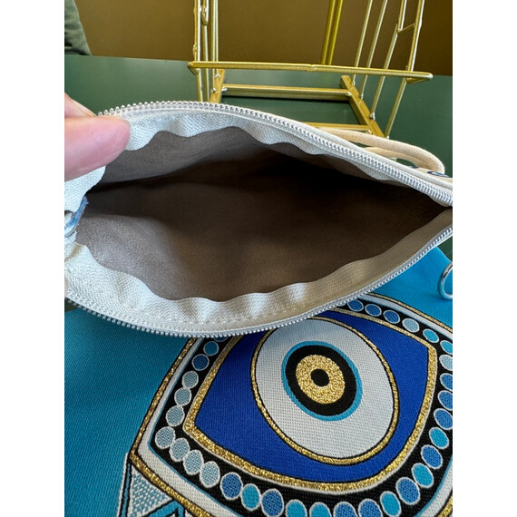 TURKISH EVIL EYE SMALL POUCH