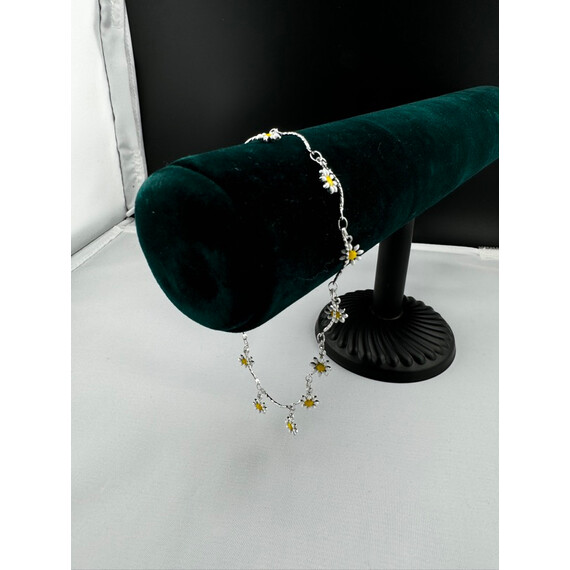 STAINLESS STEEL SUNFLOWER ANKLET