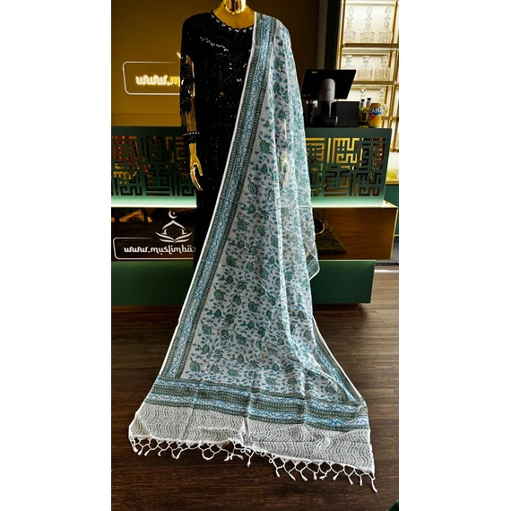 DUPATTA SOOTI BLOCK PRINT