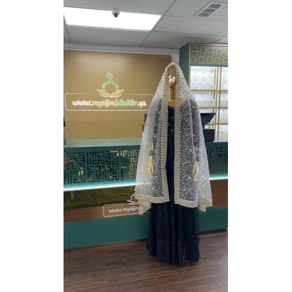 DUPATTA NET CZ STONE