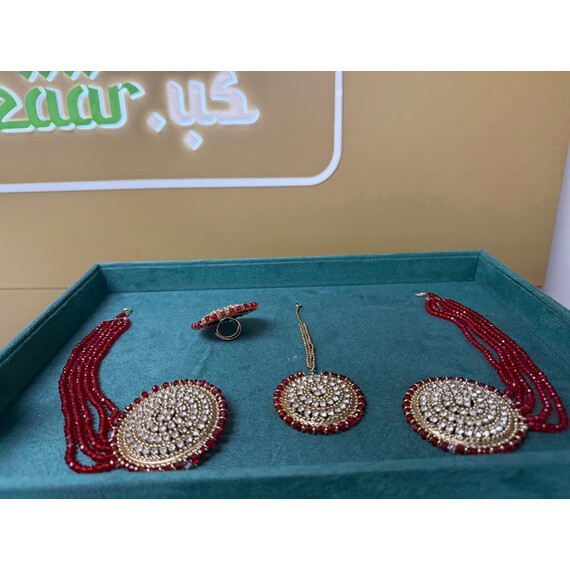 DESI SAHARA EARRING/TIKKA /RING