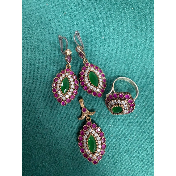 STERLING SILVER AUTHENTIC STONES