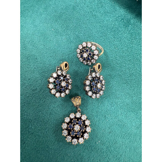 STERLING SILVER AUTHENTIC STONES