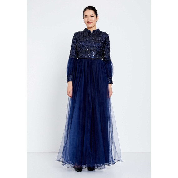 MODEST LONG SLEEVE MAXI GOWN