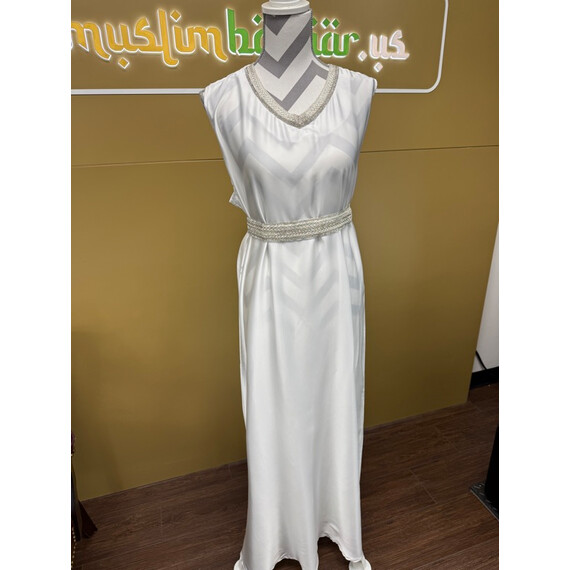 WHITE ABAYA