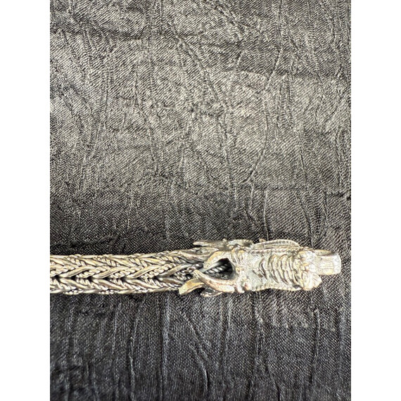 925 MEN STERLING SILVER BRACELET WITH DRAGON HEAD
