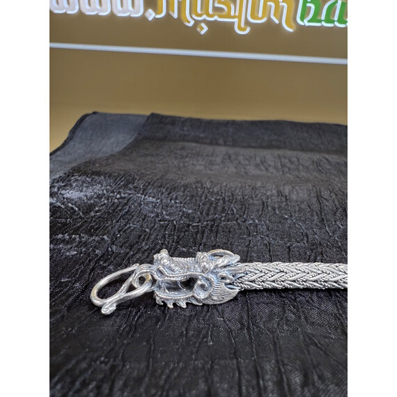 925 MEN STERLING SILVER BRACELET WITH DRAGON HEAD
