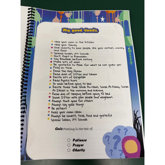 RAMADAN PLANNER/ACTIVITY FOR KIDS