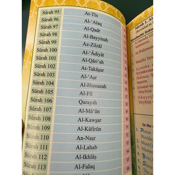 PART 30 OF THE HOLY QURAN ENG TRANS & TRANSLITERATION