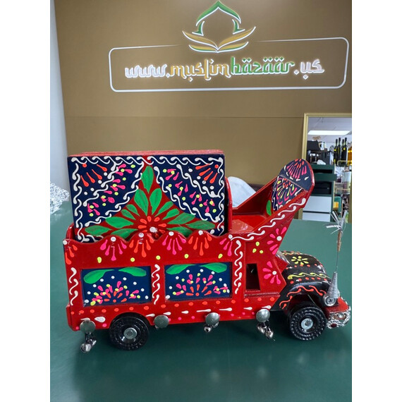 PAKISTANI TRUCK ART-6 COASTERS WITH 3 PEN HOLDERS