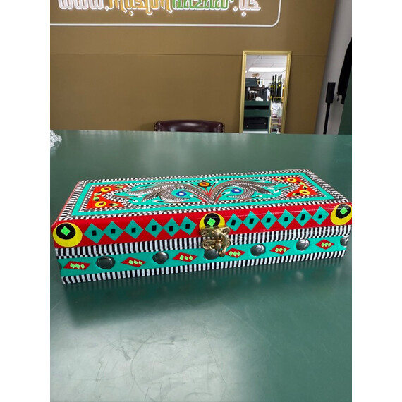 DECORATIVE PAKISTANI TRUCK ART JEWELRY BOX