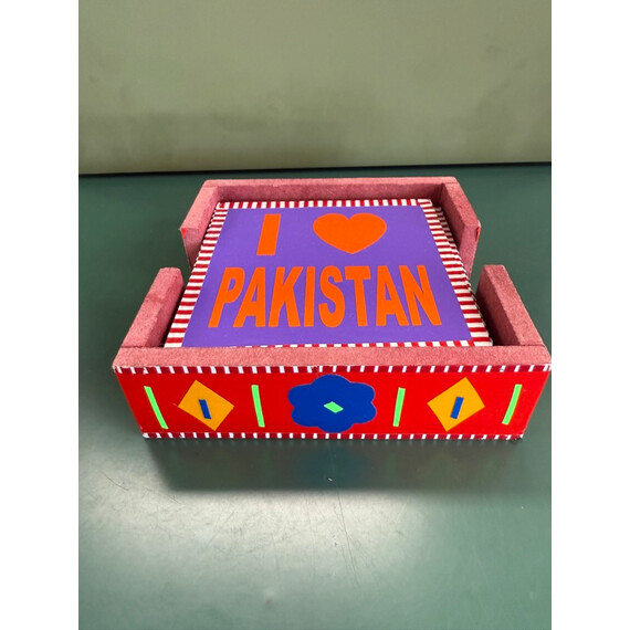 PAKISTANI TRUCK ART 6 PCS COASTER SET