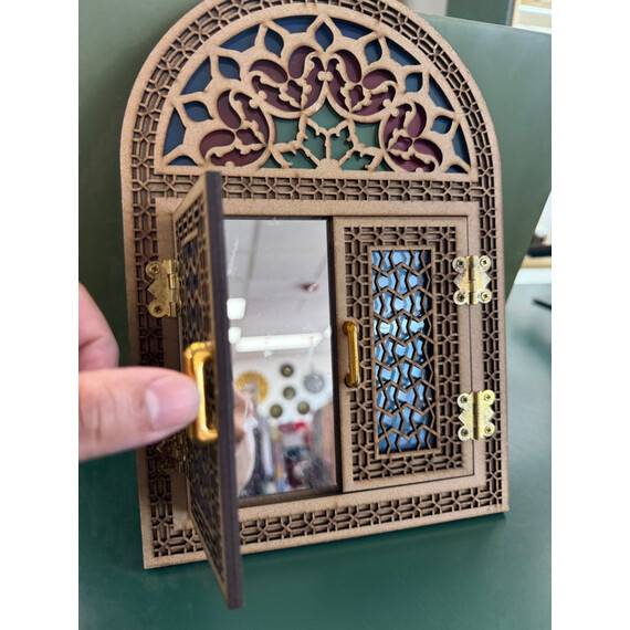 PAKISTANI TRUCK ART SMALL WALL HANGING MIRROR