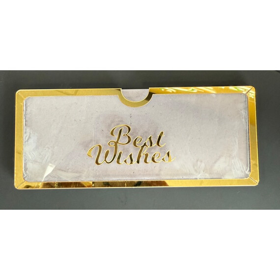 ELEGANT ACRYLIC BEST WISHES ENVELOPE