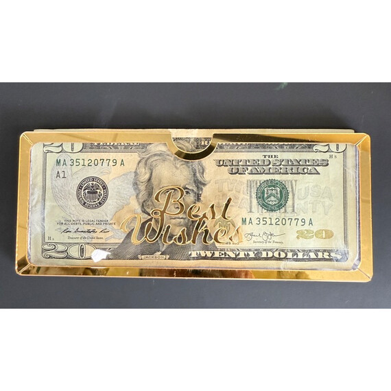 ELEGANT ACRYLIC BEST WISHES ENVELOPE