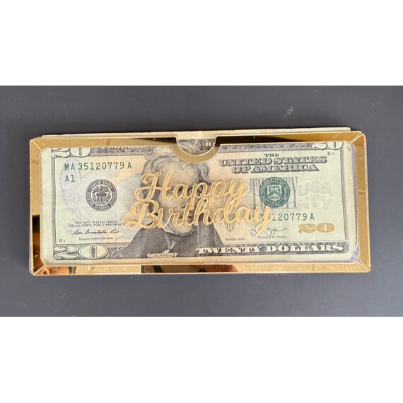 ELEGANT ACRYLIC HAPPY BIRTHDAY ENVELOPE