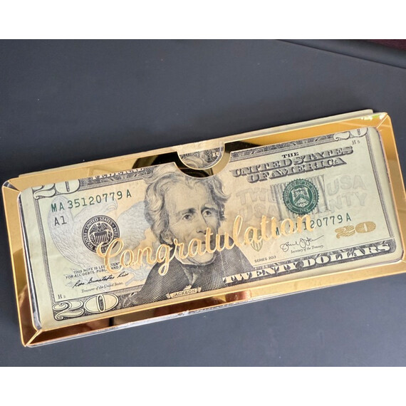 ELEGANT ACRYLIC CONGRATULATIONS ENVELOPE