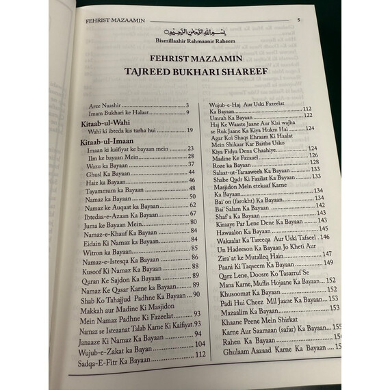 BUKHARA SHAREEF URDU TRANSLATION ROMAN SCRIPT