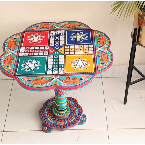 PAKISTANI TRUCK ART LUDO TABLE