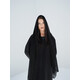 DUBAI BLACK ABAYA SIDE WORK