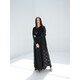 DUBAI BLACK & GOLDEN ABAYA