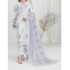 ORGANZA FLORAL PARTY WEAR WITH CLUTCH