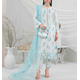ORGANZA FLORAL PARTY WEAR WITH CLUTCH