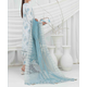 ORGANZA FLORAL PARTY WEAR WITH CLUTCH