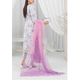 ORGANZA FLORAL PARTY WEAR WITH CLUTCH