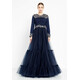 TK LONG SLEEVE MAXI TULLE GOWN