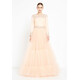 TK LONG SLEEVE MAXI TULLE GOWN