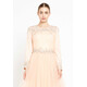 TK LONG SLEEVE MAXI TULLE GOWN