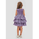 GIRLS LAVENDER BLOOM TULLE DRESS