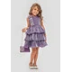 GIRLS LAVENDER BLOOM TULLE DRESS