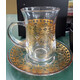TEA CUP GLASS SET HEAVY DUTY 12PCS 5OZ