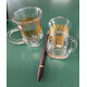 TEA CUP GLASS SET HEAVY DUTY 12PCS 5OZ