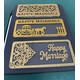 HEAVY ACRYLIC HAPPY MARRIAGE ENVELOPE