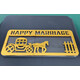 HEAVY ACRYLIC HAPPY MARRIAGE ENVELOPE