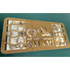 HEAVY ACRYLIC SALAMI ENVELOPE