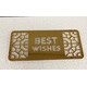 HEAVY ACRYLIC BEST WISHES ENVELOPE