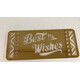 HEAVY ACRYLIC BEST WISHES ENVELOPE