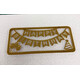 HEAVY ACRYLIC HAPPY BIRTHDAY ENVELOPE
